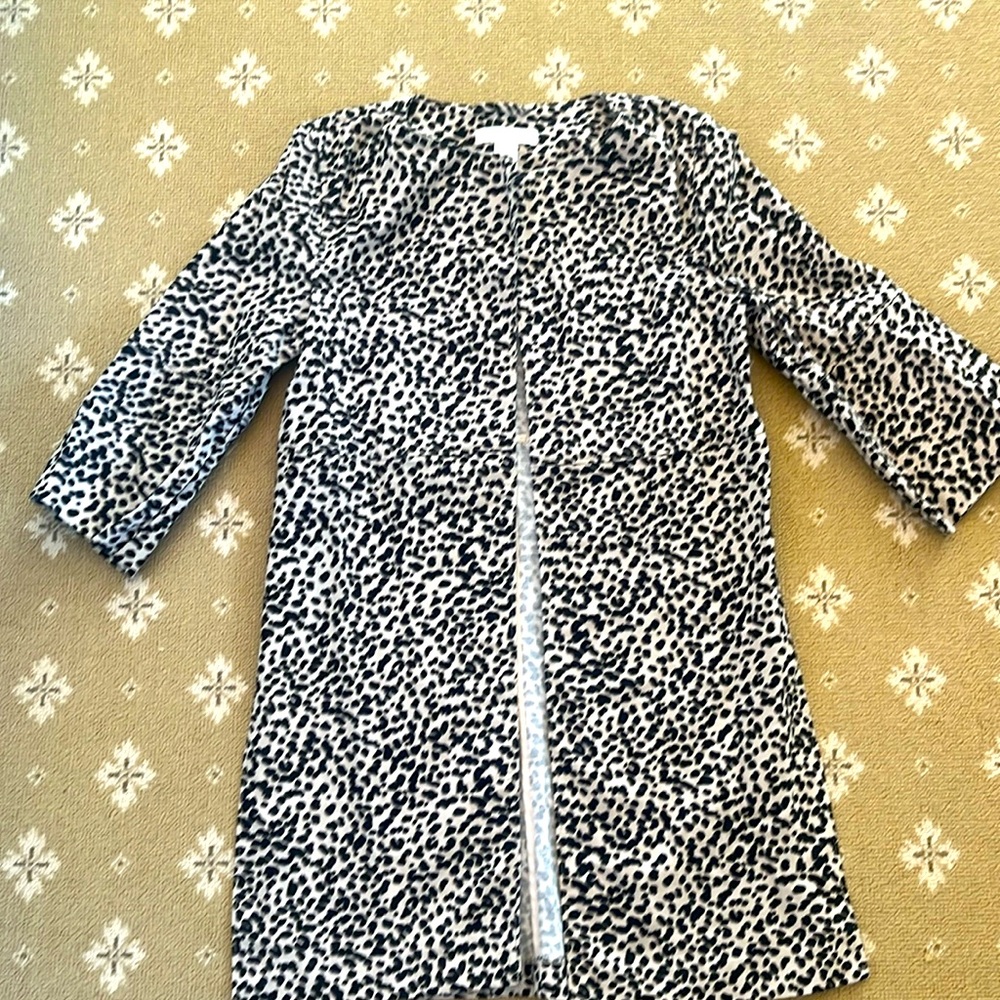 H&M animal print jacket size 2